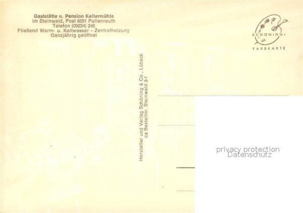 Pullenreuth Gaststätte Pension Kellermühle Gastraum – Bild 2