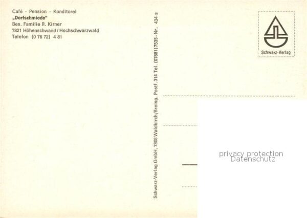 Hoechenschwand Cafe Pension Konditorei Dorfschmiede – Bild 2
