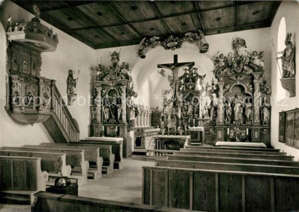 Thaining Wolfgangskirche Innenansicht