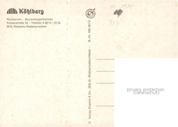 Hademarschen Restaurant K?hlbarg – Bild 2