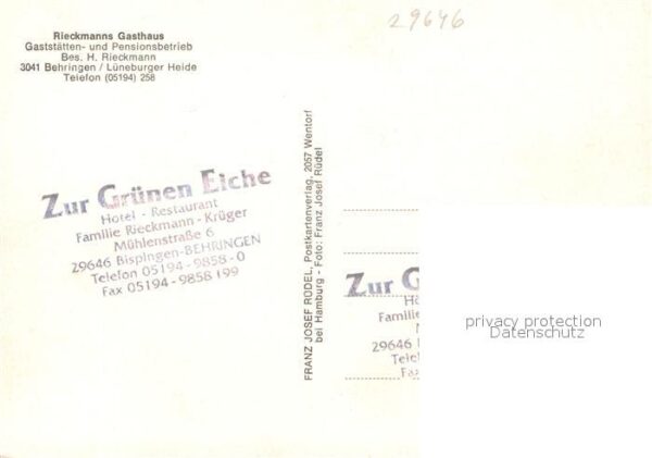 Behringen Bispingen Rieckmanns Gasthaus – Bild 2