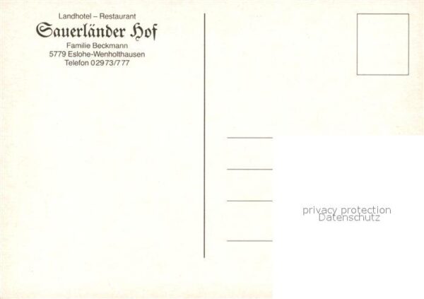 Wenholthausen Landhotel-Restaurant Sauerl?nder Hof – Bild 2