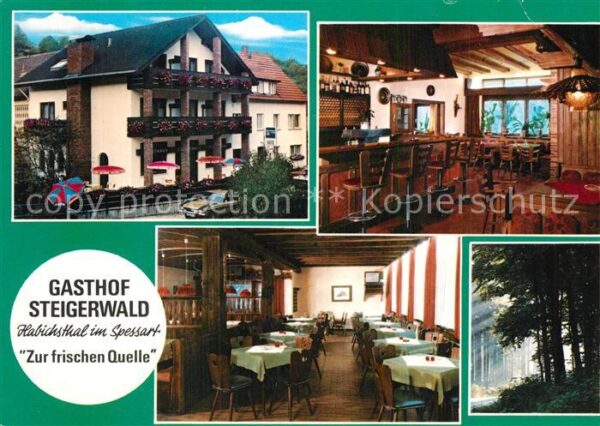 Frammersbach Restaurant Steigerwald Gasthof Zur fris
