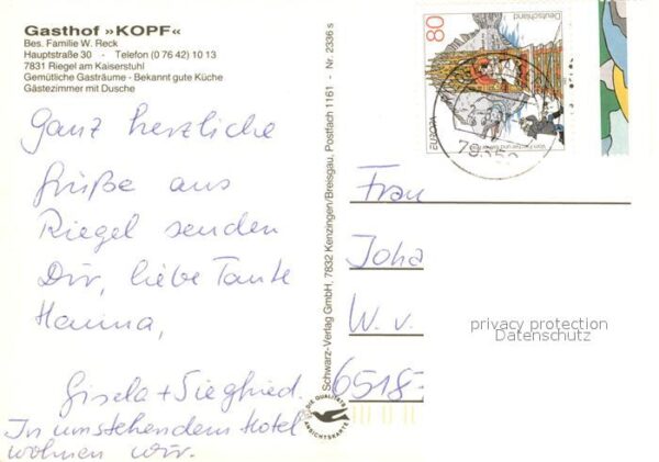 Riegel Kaiserstuhl Gasthof Kopf Sparkasse – Bild 2