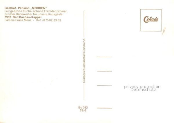 Kappel Bad Buchau Gasthof-Pension Mohren – Bild 2