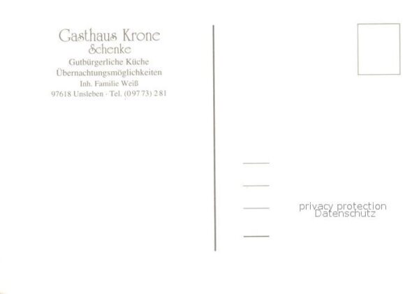 Unsleben Gasthaus Krone – Bild 2