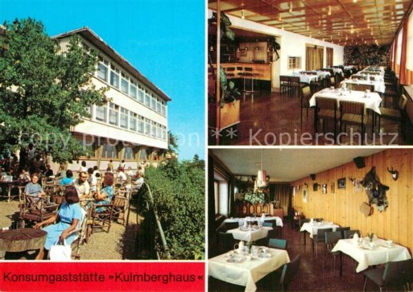 Saalfeld Saale Gastst?tte Kulmberghaus Gnomenbar J?ger
