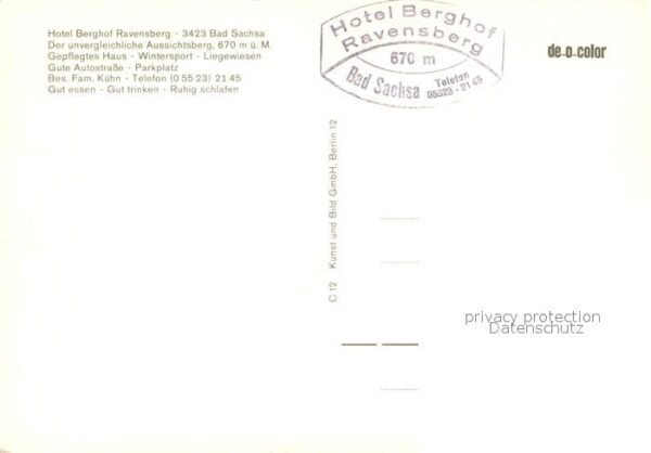 Bad Sachsa Harz Hotel Berghof Ravensberg – Bild 2