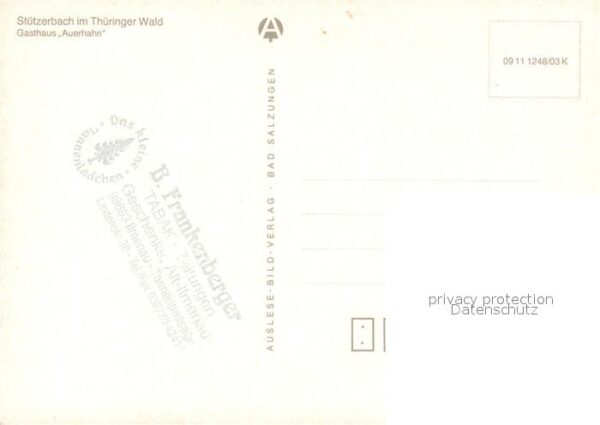 Stuetzerbach Gasthaus Auerhahn – Bild 2
