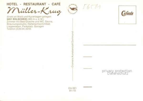 Ehlscheid Hotel-Restaurant M?ller-Krug – Bild 2