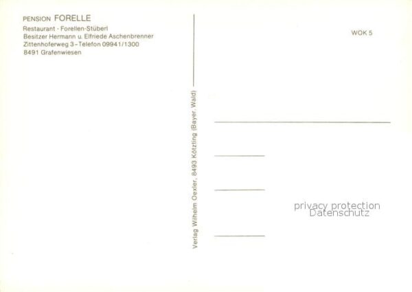 Grafenwiesen Pension Forelle – Bild 2