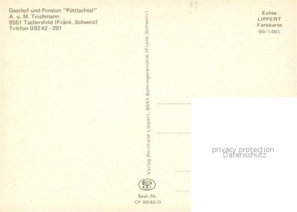 Tuechersfeld Gasthof-Pension P?ttlachtal – Bild 2