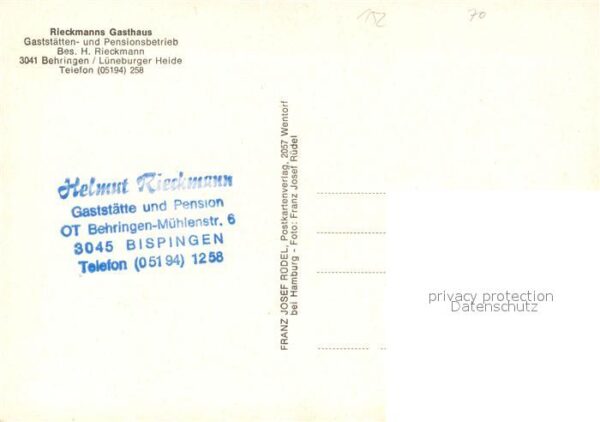 Behringen Bispingen Rieckmanns Gasthaus – Bild 2
