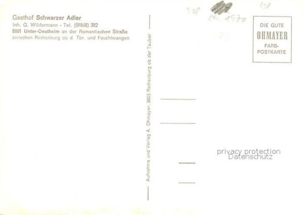 Unteroestheim Gasthof Schwarzer Adler – Bild 2
