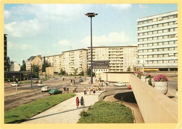 Karl-Marx-Stadt Wilhelm-Pieck-Strasse Neubauten Fritz-H