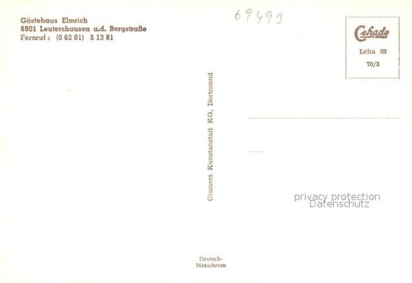 Leutershausen Hirschberg Bergstrasse G?stehaus Elmrich – Bild 2