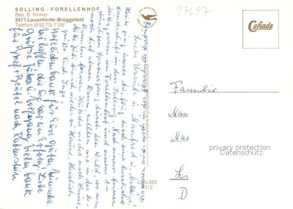 Br?ggefeld Lauenf?rde Solling-Forellenhof – Bild 2
