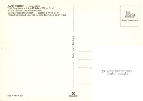 Kniebis Freudenstadt Cafe G?nter – Bild 2