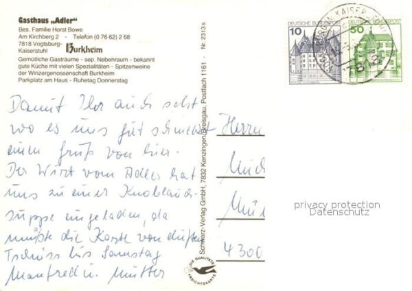 Vogtsburg Kaiserstuhl Gasthaus Adler – Bild 2
