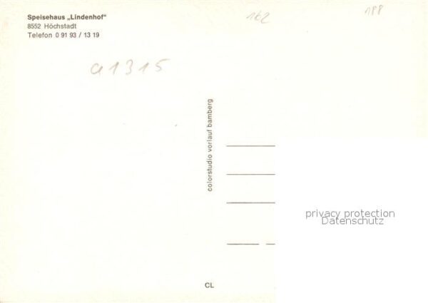 H?chstadt Aisch Speisehaus Lindenhof – Bild 2