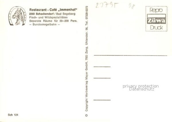 Schackendorf Bad Segeberg Restaurant-Cafe Immenhof – Bild 2