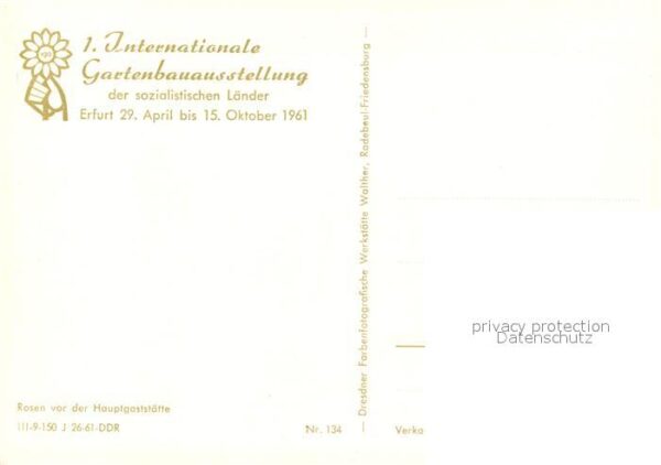 Erfurt 1. Internationale Gartenbauausstellung – Bild 2