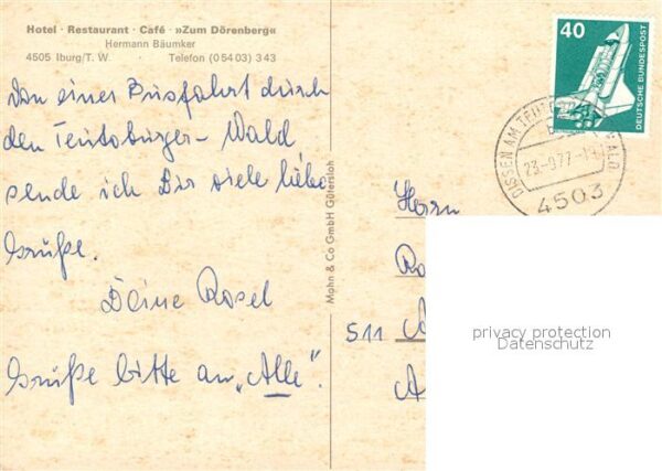 Bad Iburg Hotel-Restaurant Zum D?renberg – Bild 2