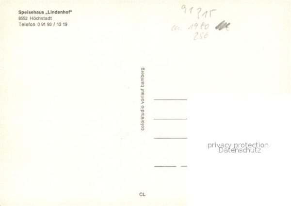 H?chstadt Aisch Speisehaus Lindenhof – Bild 2