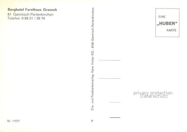 Garmisch-Partenkirchen Berghotel Forsthaus Graseck – Bild 2