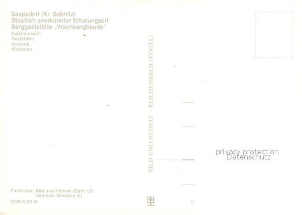 Saupsdorf Berggastst?tte Wachbergbaude – Bild 2
