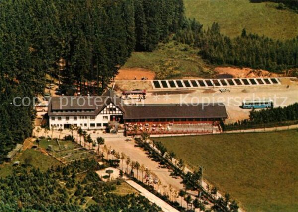 Oberhundem Waldhaus Hirschgehege Fliegeraufnahme