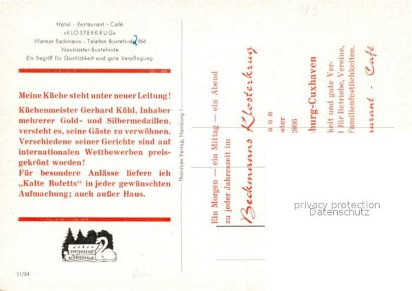 Neukloster Niederelbe Hotel-Restaurant Klosterkrug – Bild 2