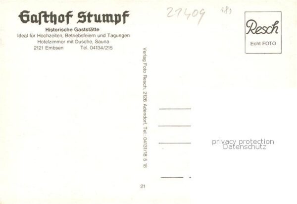 Embsen L?neburg Gasthof Stumpf – Bild 2