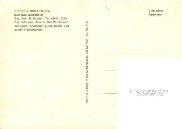 Bad Windsheim Deubel's Grillstuben – Bild 2
