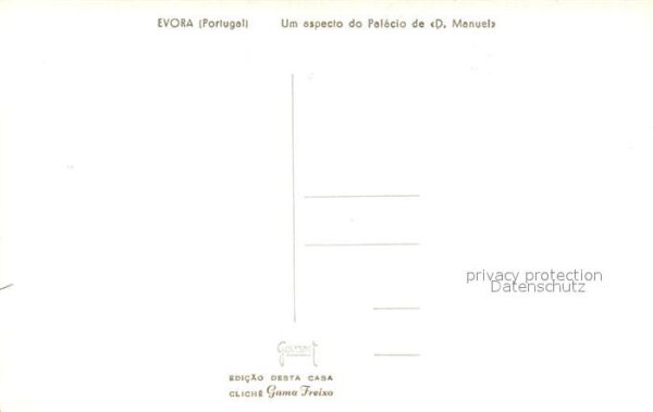 Evora Un aspecto do Palacio de D Manuel – Bild 2