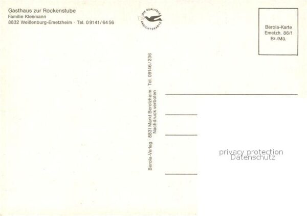 Emetzheim Gasthaus Rockenstube Gaststube Theke – Bild 2