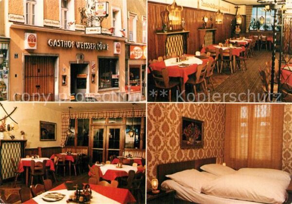 Passau Gasthof Weisser Löwe Gasträume Zimmer