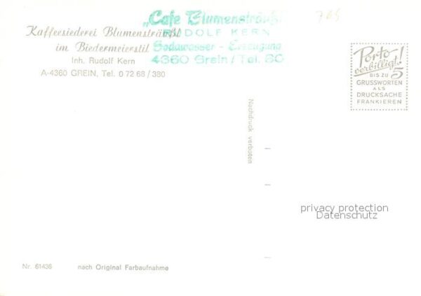 Grein Donau Oberoesterreich Cafe Blumensträussl Billardzimmer – Bild 2