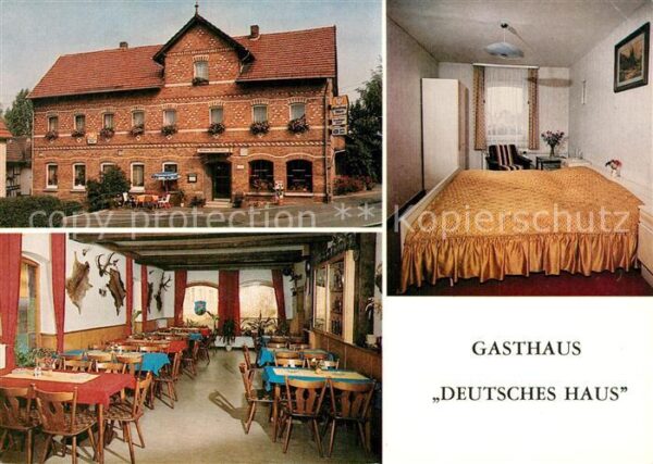 Immenhausen Hessen Gasthaus Deutsches Haus Gastraum Zimmer