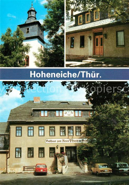 Hoheneiche Saalfeld Kirche Rüstheim Gasthaus zum roten Hirs