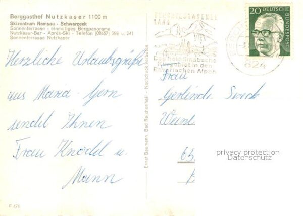 Schwarzeck Berggasthof Nutzkaser Sonnenterrasse – Bild 2