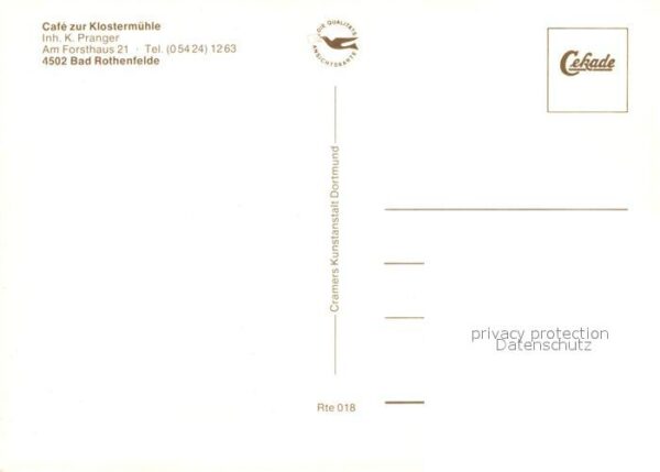 Bad Rothenfelde Cafe zur Klostermühle – Bild 2