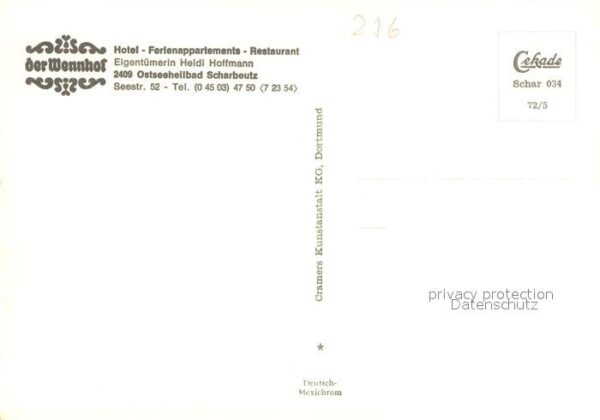 Scharbeutz Ostseebad Hotel Ferienappartements Restaurant Der – Bild 2