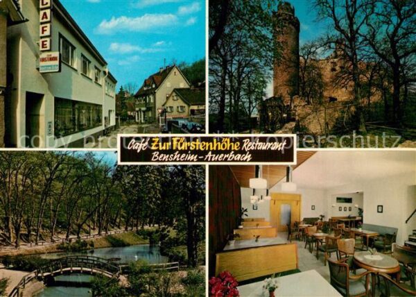 Bensheim Bergstrasse Cafe Zur Fürstenhhöhe Restaurant