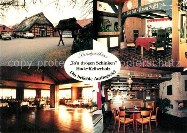 Hude Husum Landgasthaus  To'n drögen Schinken Bar