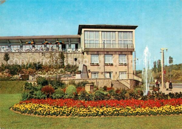 Nordhausen Thueringen HO Gaststätte Stadt Terrasse
