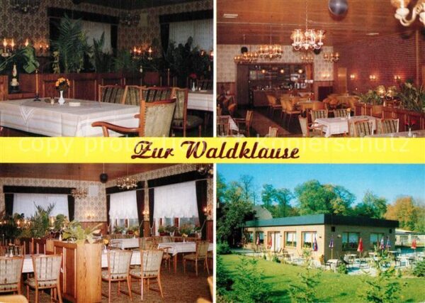 Winsen Neumuenster Restaurant Zur Waldklause Gasträume