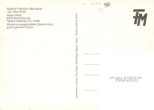 Bischofsmais Gasthof Pension Zur Alten Post Gaststub – Bild 2