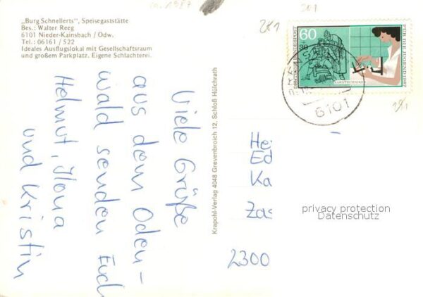 Nieder-Kainsbach Burg Schnellerts Speisegaststätte – Bild 2