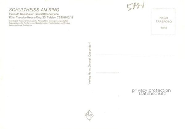 Koeln Rhein Schultheiss Am Ring – Bild 2
